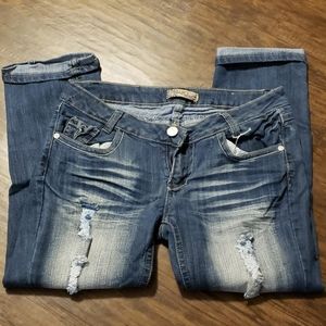 Junior crop jeans